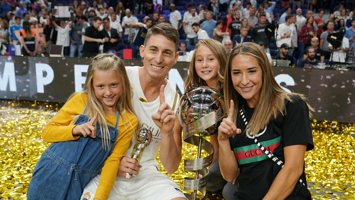 Celebración en pista