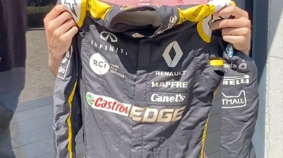 El mono de Fórmula 1 de Carlos Sainz Jr.